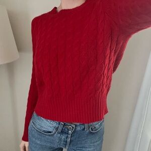 J Crew Cropped Cashmere Sweater